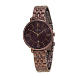 Fossil Jacqueline Wine Stainless Steel Wine Dial Quartz Watch for Women - ES4100