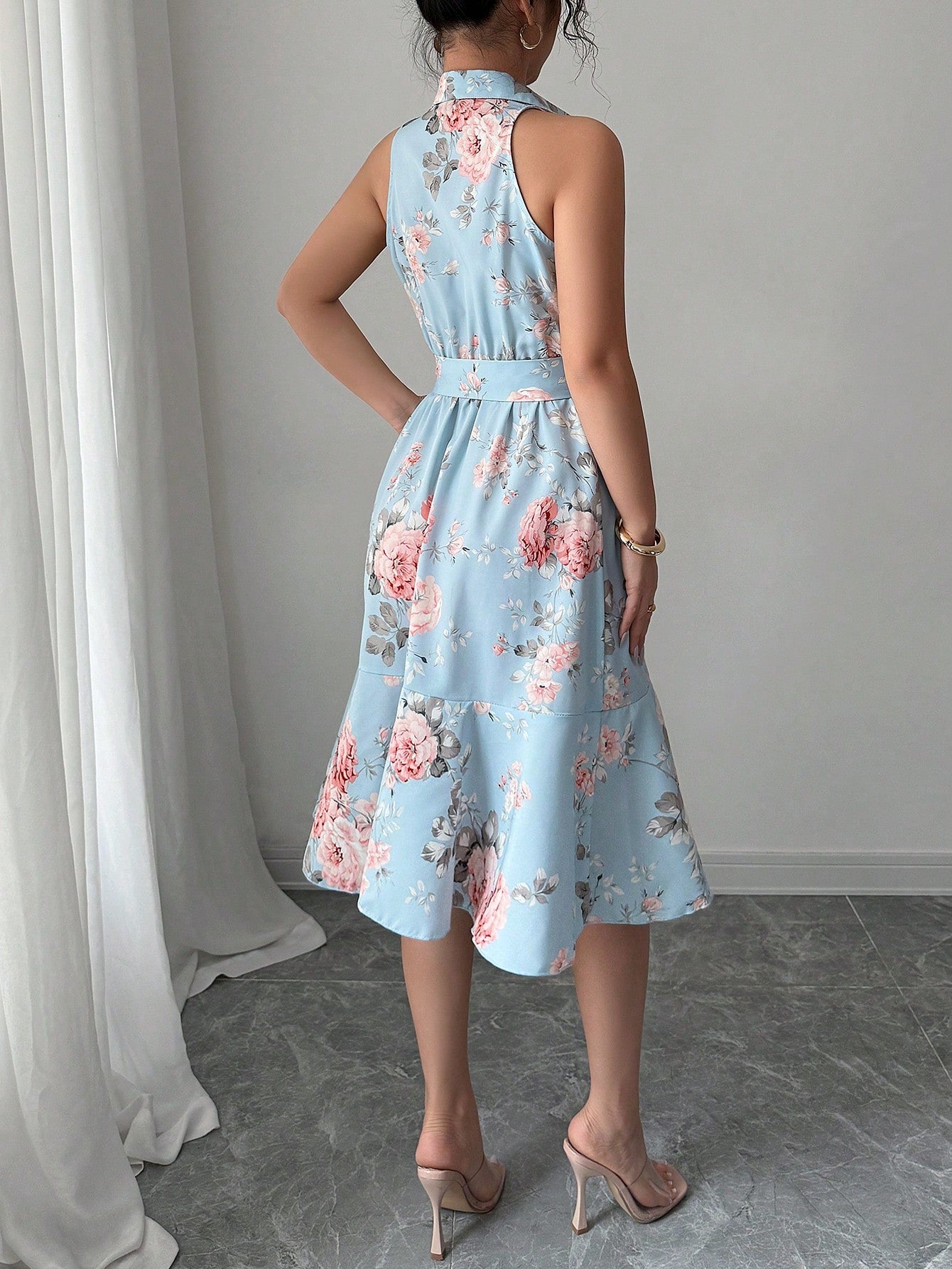  | SHEIN Elenzga Floral Print Elegant Romantic Women's Vacation Dress | Dress | Shein | OneHub