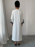  | SHEIN Elenzga Long Robe Dress For Women, New Arrival Fashion Loose Placement Print Ladies Robe | Dress | Shein | OneHub