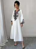  | SHEIN Elenzga Long Robe Dress For Women, New Arrival Fashion Loose Placement Print Ladies Robe | Dress | Shein | OneHub