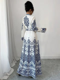  | SHEIN Elenzga Long Sleeve Fitted Waist Long Dress For Women | Dress | Shein | OneHub