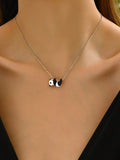  | SHEIN Enamel Drip Oil Panda Necklace, Unique Design, Cartoon Cute, Fashionable Ins Style | Necklace | Shein | OneHub