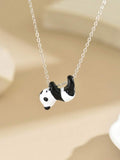  | SHEIN Enamel Drip Oil Panda Necklace, Unique Design, Cartoon Cute, Fashionable Ins Style | Necklace | Shein | OneHub