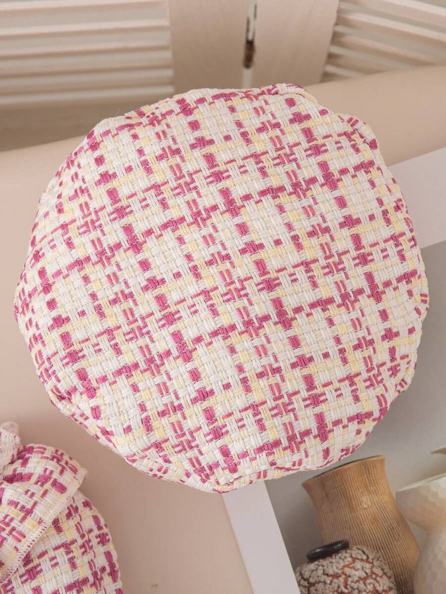  | SHEIN Baby Girl Cute Pink Plaid Lace Collar & Bowknot Dress With Beret Cap Outfit | Dress | Shein | OneHub