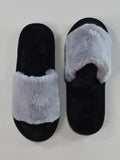 SHEIN Fall/Winter Single Band Fuzzy Bedroom Slippers