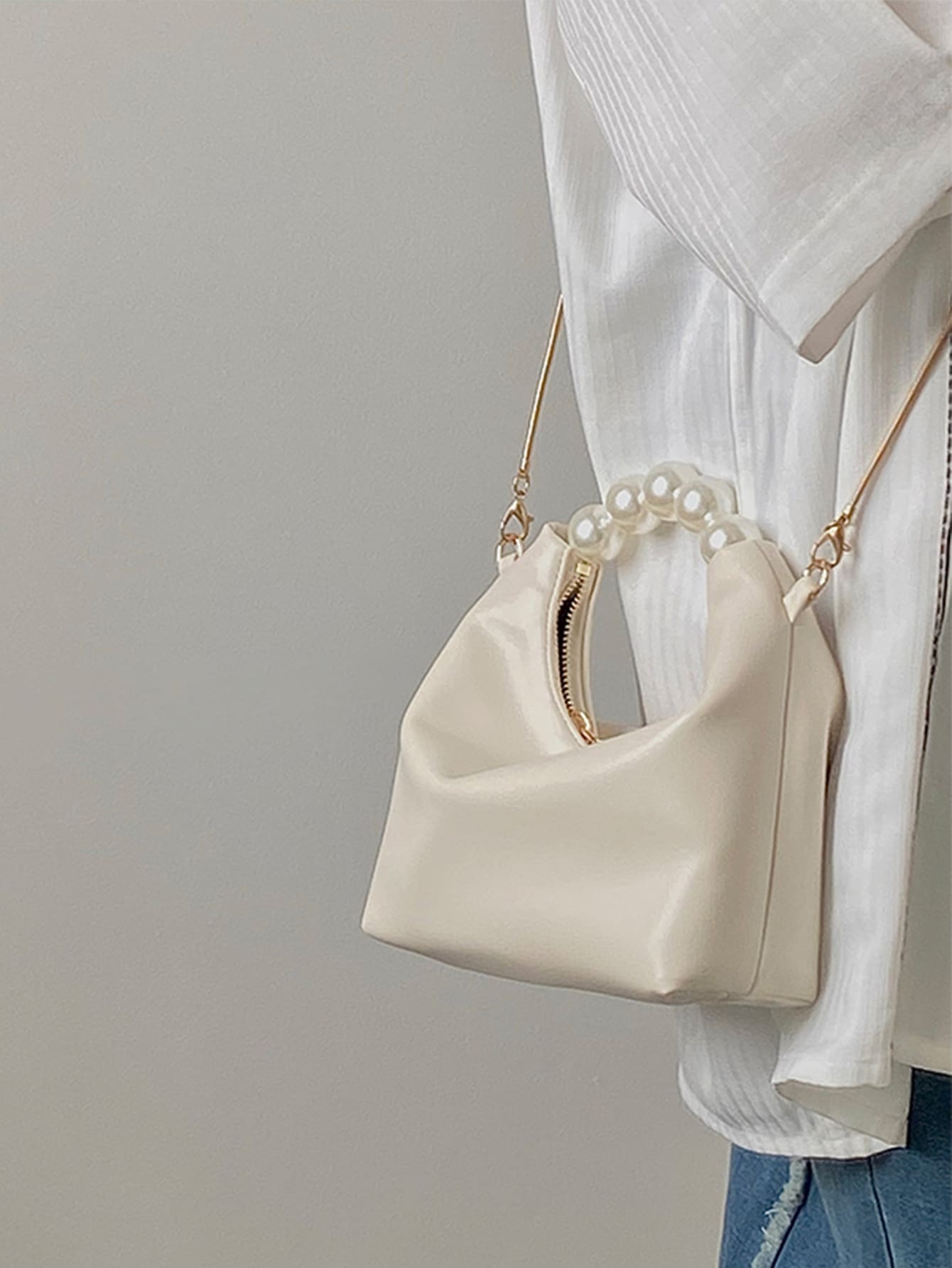  | SHEIN Fashionable,Minimalist,Casual,Mini Faux Pearl Decor Satchel Bag For Girl, Teen Girls & Women | Bags | Shein | OneHub