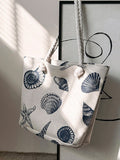  | SHEIN Fashionable Large Capacity Tote Bag With Shell & Starfish Pattern | Bags | Shein | OneHub