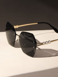  | SHEIN Faux Pearl Decor Rimless Fashion Glasses | Sunglasses | Shein | OneHub