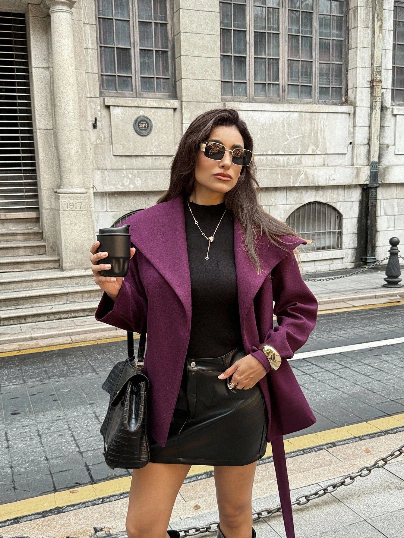 SHEIN Firerie Women Overcoats, Fall Women Clothes, Old Money, Office Outfits For Women