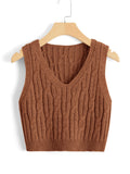  | SHEIN Flirla Cable Knit Sweater Vest | Top | Shein | OneHub