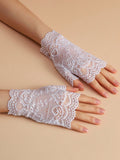  | SHEIN Floral Embroidered Fingerless Gloves | Gloves | Shein | OneHub