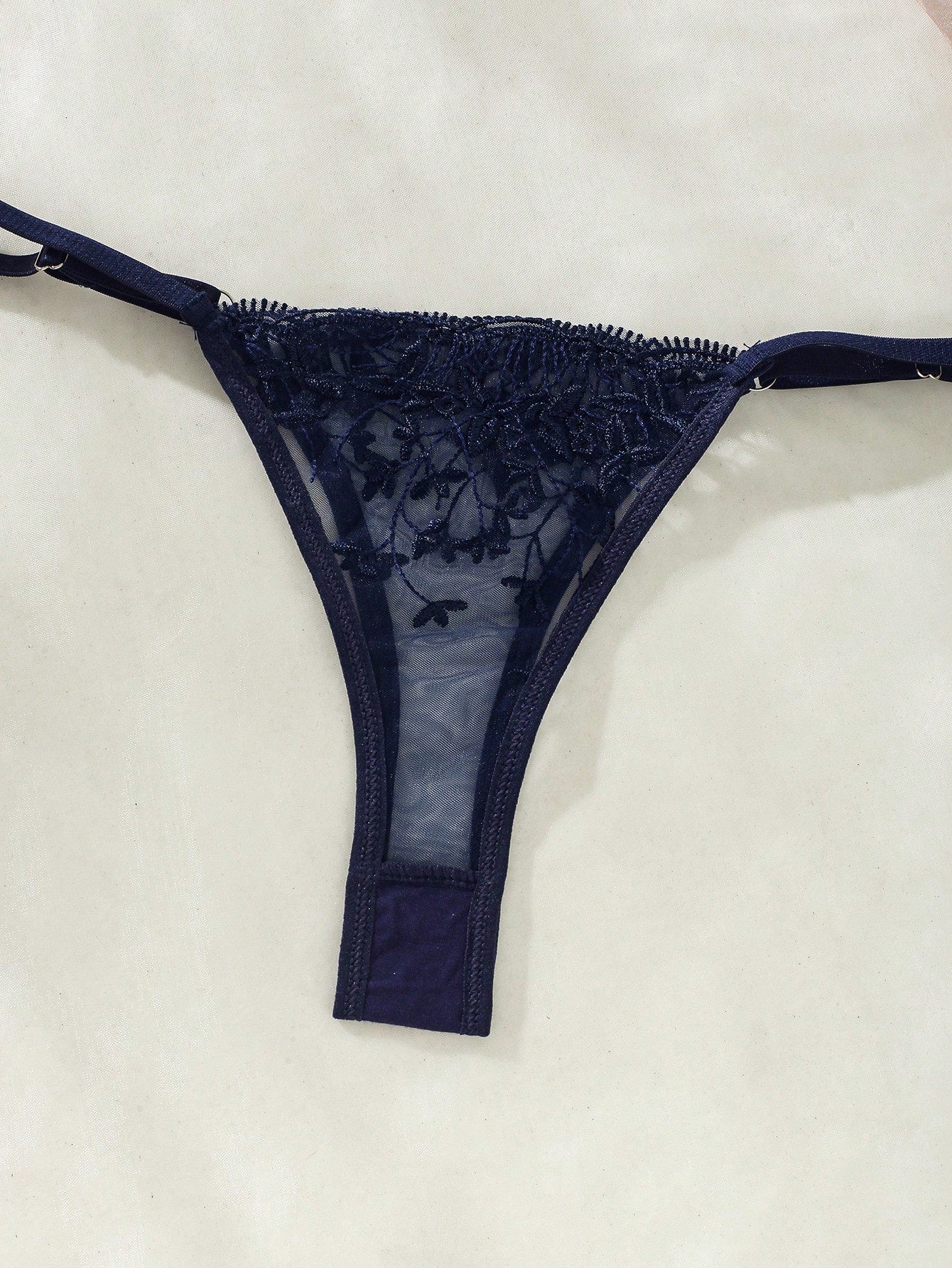  | SHEIN Floral Embroidery Mesh Underwire Lingerie Set | Lingerie | Shein | OneHub