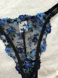  | SHEIN Floral Embroidery Mesh Underwire Lingerie Set | Lingerie | Shein | OneHub