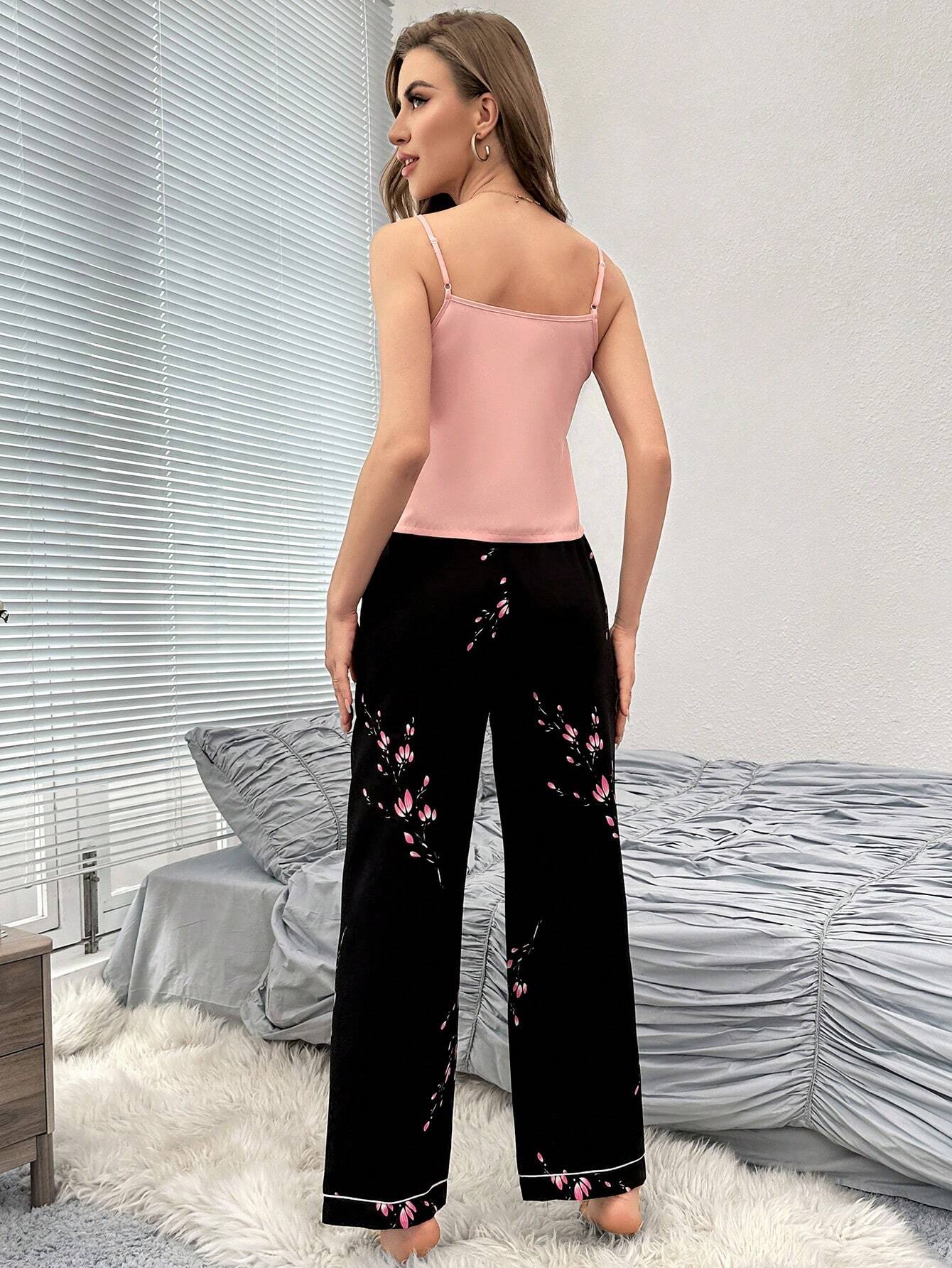  | SHEIN Floral Print Contrast Piping PJ Set / Pajama Set | Night Dress | Shein | OneHub