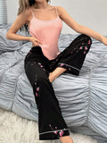 | SHEIN Floral Print Contrast Piping PJ Set / Pajama Set | Night Dress | Shein | OneHub