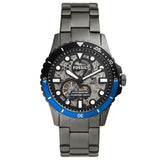 Fossil FB-01 Gunmetal Stainless Steel Black Dial Automatic Watch for Men - ME3201