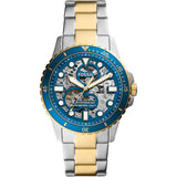  | Fossil FB-01 Two-tone Stainless Steel Blue Dial Automatic Watch for Men - ME3191 | Watches | Fossil | OneHub