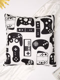  | SHEIN Gamepad Print Cushion Cover Without Filler, Modern Throw Pillow Cover, Pillow Insert Not Include, For Sofa, Living Room | Pillow Cover | Shein | OneHub