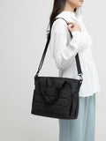 SHEIN Geometric Embossed Diaper Bag