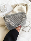  | SHEIN Mini Rhinestone Decor Chain Square Bag, Perfect Bride Purse For Wedding, Prom & Party Events | Bags | Shein | OneHub