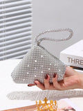  | SHEIN Glamorous Glitter Bling, Sequin, Luxury, Shiny Women's Mini Sparkling Rhinestone Clutch Bag | Bags | Shein | OneHub