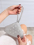  | SHEIN Glamorous Glitter Bling, Sequin, Luxury, Shiny Women's Mini Sparkling Rhinestone Clutch Bag | Bags | Shein | OneHub