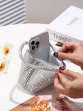  | SHEIN Glamorous Glitter Bling, Sequin, Luxury, Shiny Women's Mini Sparkling Rhinestone Clutch Bag | Bags | Shein | OneHub