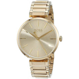  | HUGO BOSS Allusion Gold Stainless Steel Gold Dial Quartz Watch for Women - 1502415 | Watches | Hugo Boss | OneHub