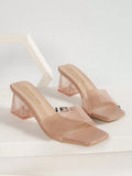  | SHEIN Versatile Chunky Heels With Crystal | Sandal | Shein | OneHub