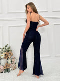  | SHEIN Hollowed Embroidered Mesh Splice Home Clothing | Lingerie | Shein | OneHub
