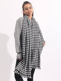  | SHEIN Houndstooth Pattern Raw Trim Scarf | Bandana | Shein | OneHub