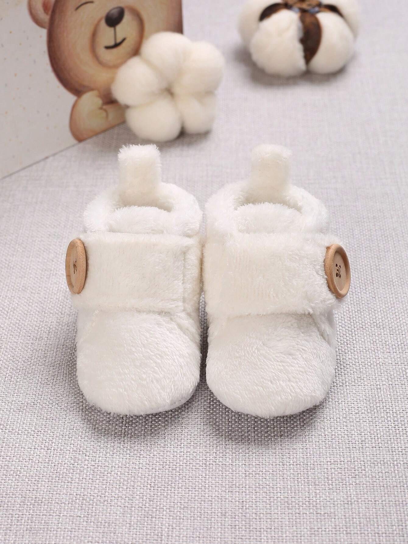  | SHEIN Infant & Toddler Cute & Stylish Outdoor Button Design Flat Shoes | Bags | Shein | OneHub