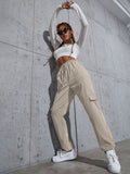  | SHEIN Knot Waist Flap Pocket Cargo Pants | Pants | Shein | OneHub