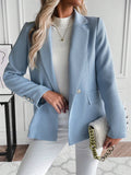  | SHEIN Lapel Neck Double Button Blazer | Blazer | Shein | OneHub