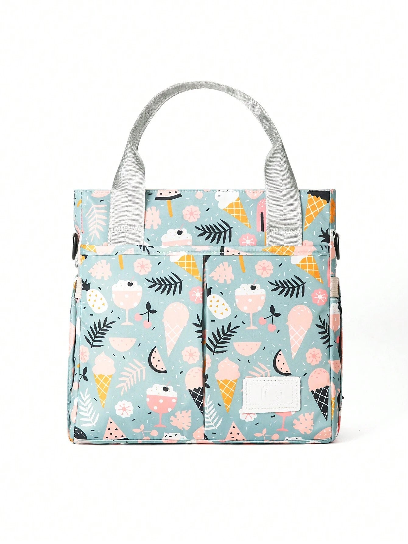  | SHEIN Large Capacity Printed Maternal And Child Bag, Handheld Baby Diaper Bag, Single Shoulder Crossbody Mommy Milk Bottle Bag | Bags | Shein | OneHub