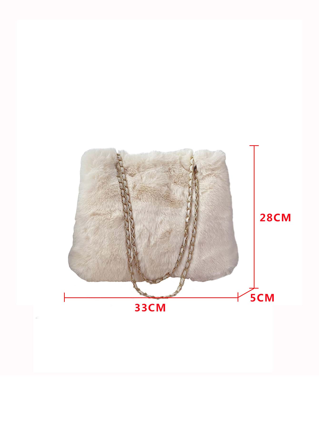  | SHEIN Lightweight,Business Casual Fuzzy Shoulder Tote Bag | Bags | Shein | OneHub