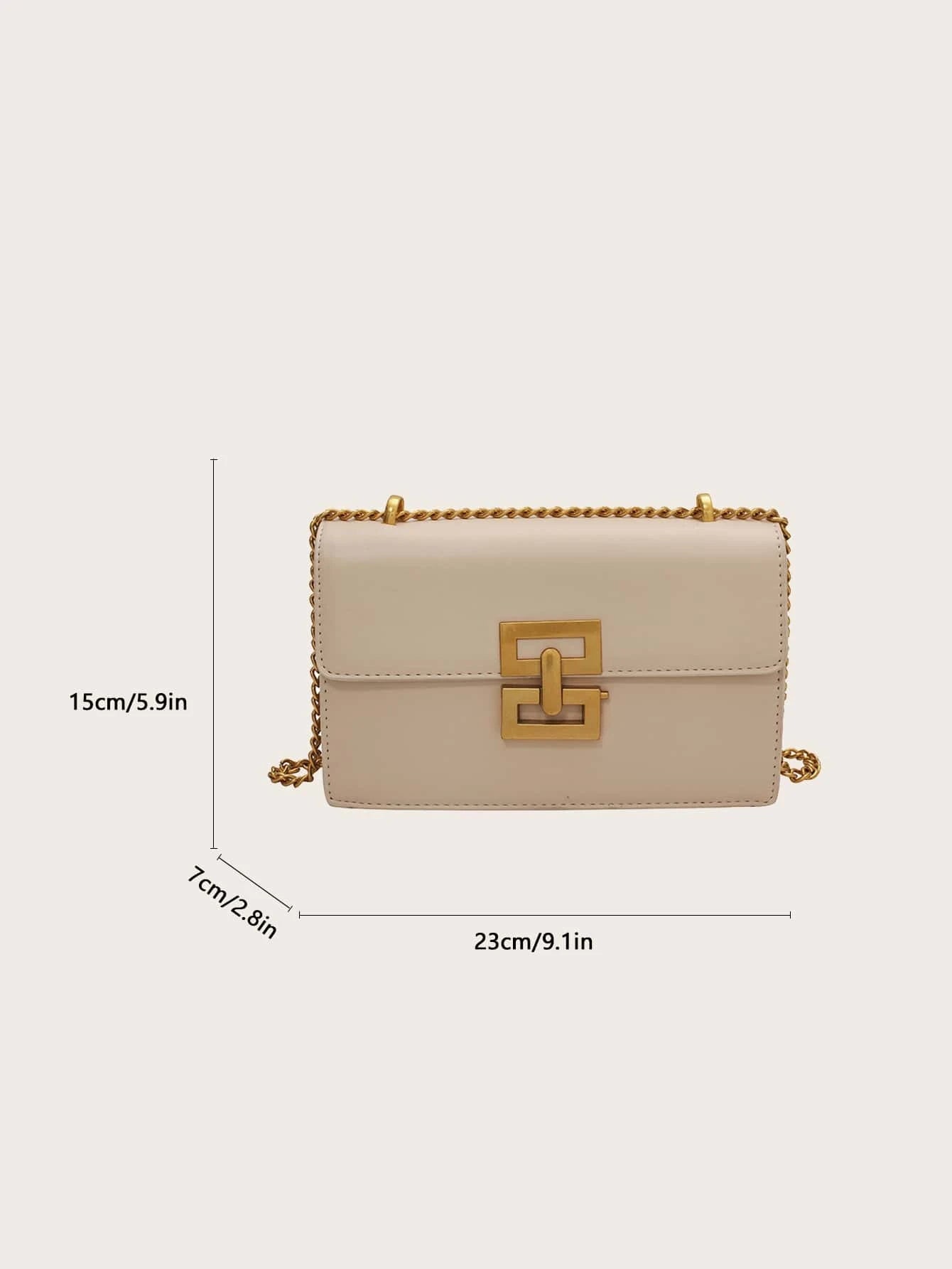  | SHEIN Lightweight,Business Casual Minimalist Chain Flap Square Bag | Bags | Shein | OneHub