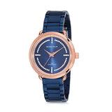 Michael Fellini Blue Stainless Steel Blue Dial Quartz Watch for Women - MF2143-4
