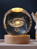  | SHEIN 3D Crystal Ball Solar System Led Night Light | Home Decor | Shein | OneHub