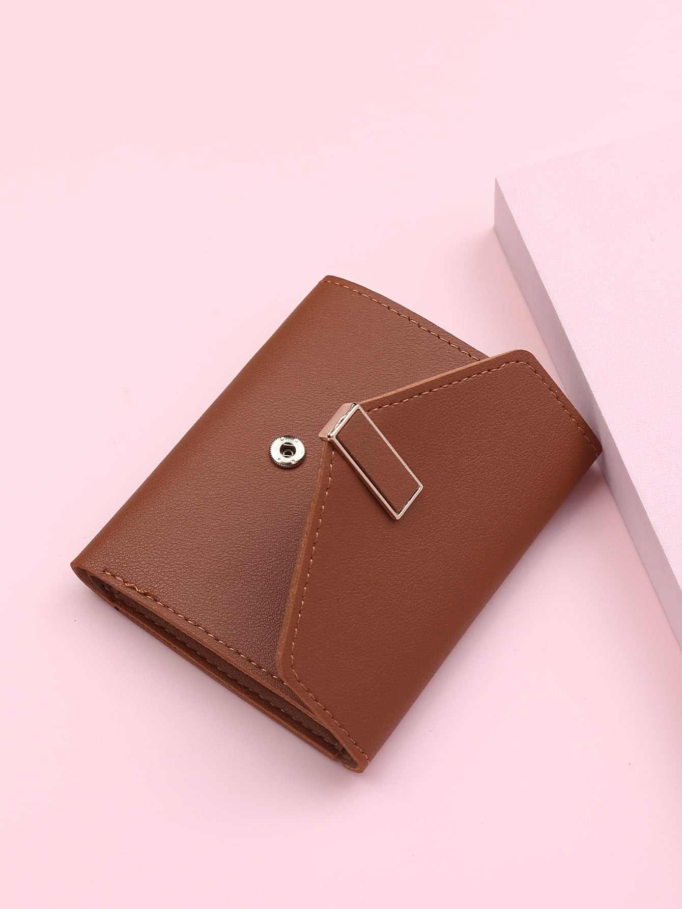  | SHEIN Metal Decor Fold Small Wallet Credit Card Small Purse ID Window Bi-Fold Women Wallet | Wallet | Shein | OneHub