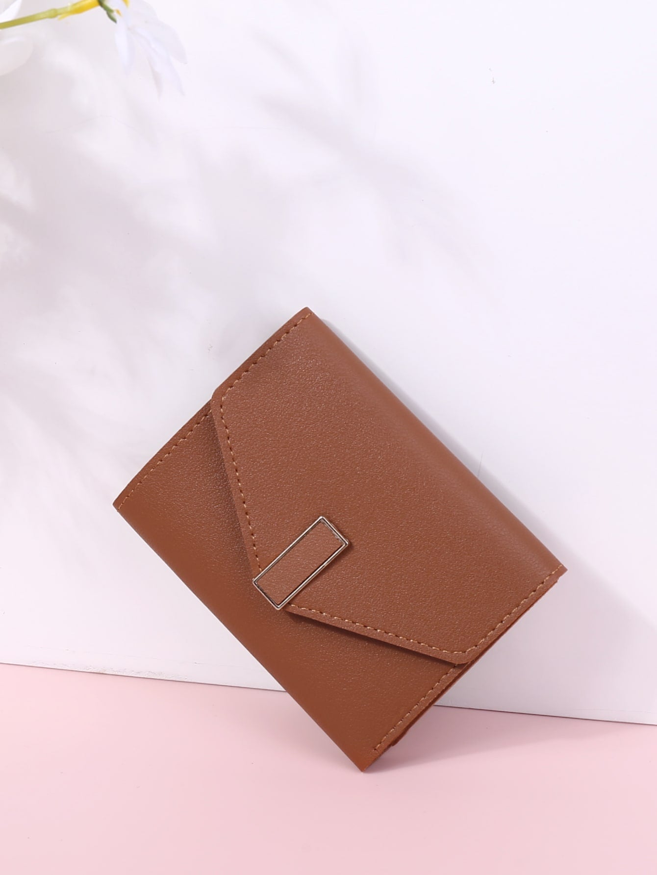  | SHEIN Metal Decor Fold Small Wallet Credit Card Small Purse ID Window Bi-Fold Women Wallet | Wallet | Shein | OneHub