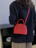  | SHEIN Mini Neon Pink Snakeskin Embossed Dome Bag | Bags | Shein | OneHub