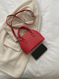  | SHEIN Mini Neon Pink Snakeskin Embossed Dome Bag | Bags | Shein | OneHub