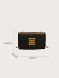  | SHEIN Minimalist Metal Decor Chain Shoulder Bag Elegant PU Crossbody Bag | Bags | Shein | OneHub