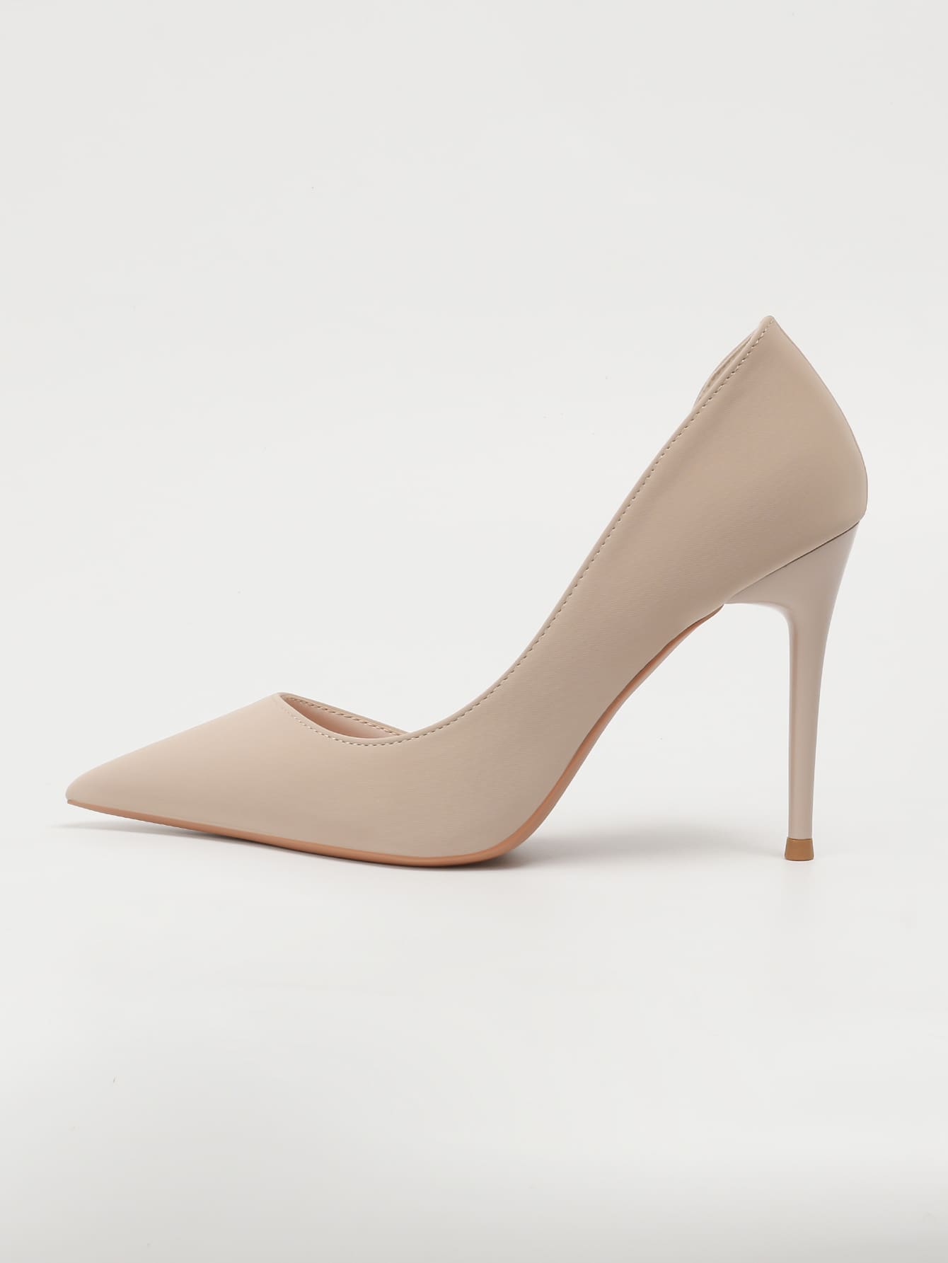  | SHEIN Minimalist Point Toe Stiletto Heeled Court Pumps, Apricot Color Elegant Solid Color High Heel Shoes | Sandal | Shein | OneHub