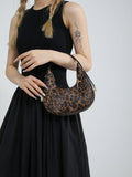  | SHEIN New Fashion Leopard Print Crescent Shoulder Bag, Street Style, Trendy, Stylish, Versatile Crossbody Bag For Women,Trendy Leopard Print Bag | Bags | Shein | OneHub