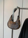  | SHEIN New Fashion Leopard Print Crescent Shoulder Bag, Street Style, Trendy, Stylish, Versatile Crossbody Bag For Women,Trendy Leopard Print Bag | Bags | Shein | OneHub