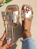  | SHEIN Slip-On Roman Style Crocodile Pattern Flats | Sandal | Shein | OneHub