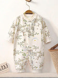 SHEIN Newborn Baby Boy One-Piece Jumpsuit Long Sleeves Clothes