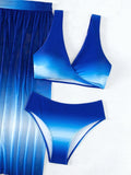  | SHEIN Ombre Bikini Swimsuit With Beach Skirt | Lingerie | Shein | OneHub